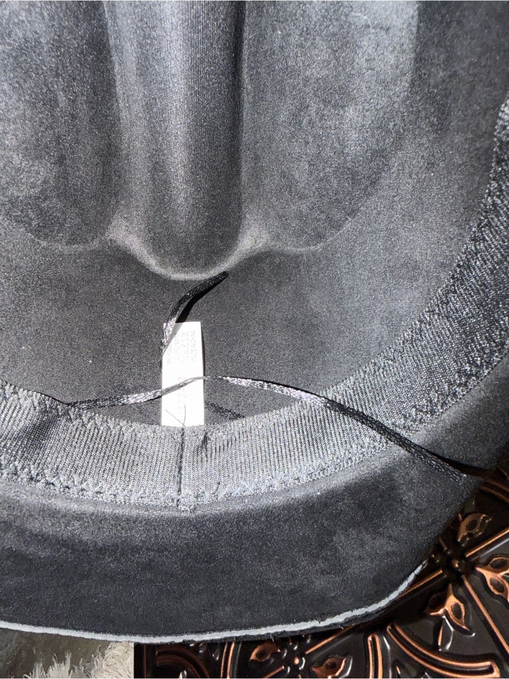 Black Western Cowboy Hat with Rhinestone Buckle - Picture 5 of 5